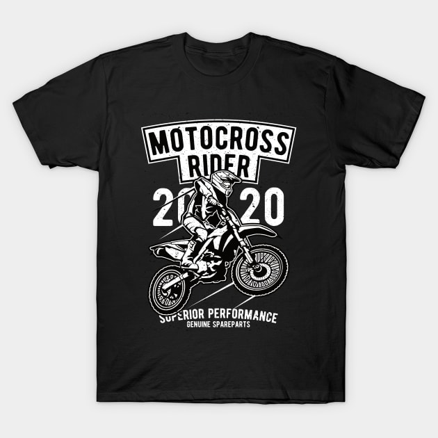 Motocross Rider Motorsport Event 2020 T-Shirt by Hariolf´s Mega Store